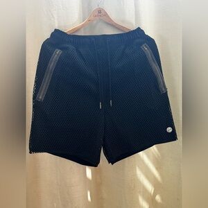 Jordan x UNION LA x Fragment Black Mesh Athletic Shorts sz m small